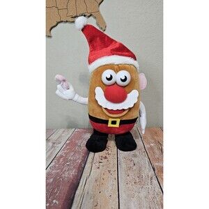 Hasbro Mr. Potato Head Animated Santa Claus 13" Plush. Dances & Sings, Works